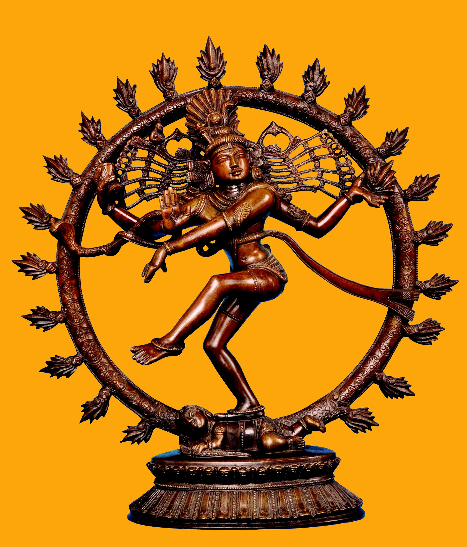 Bronze Image of Shiva as Nataraja, Lord of Dance - Michael Backman Ltd
